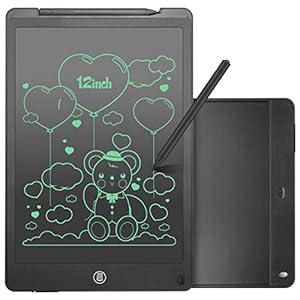 NEWYES LCD Digital Writing Tablet, Erasable and Reusable 12 Inch Board, Portable Drawing Pad for Education, Designer…