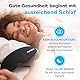 MyHalos® Schlafmaske – Verdunkelnde Schlafmaske Frauen – 3D Schlafmaske Herren für Komfort ohne Druck – Vorgeformte Schlafbrille für Komplette Verdunkelung – Schwarze Augenbinde mit Etui