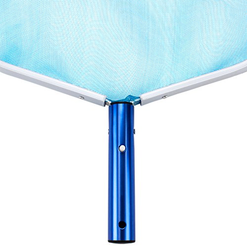 Splashtech Heavy-Duty Aluminum Skimmer Head - Standard 1.25" Cleaning Net With Telescoping Poles - Maintenance Supplies For Public Or Home Swimming Pool Water #TOP2