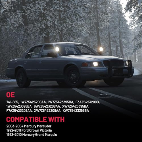 Image of BDFHYK 741-665 Power Window Regulator with Motor Front Right for 1992-2011 Crown Victoria 1992-2010 Mercury Grand Marquis 2003-2004 Mercury Marauder 2005 2006 2007 2008 2009 2010 2011