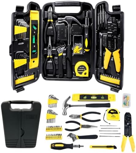 Kit de Ferramentas com 126 Peças e Maleta – Inclui Chaves Hexagon...