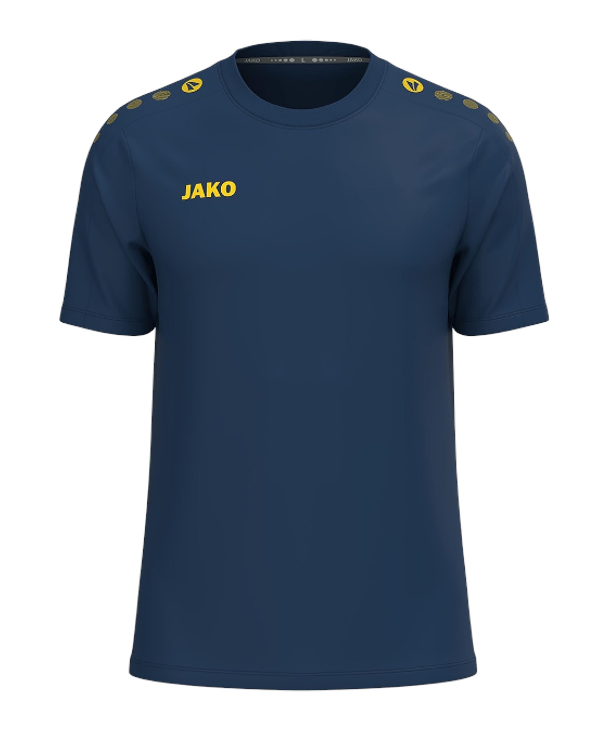 Jako Unisex T-Shirt One Cotton, Navy/Citro, 3XL