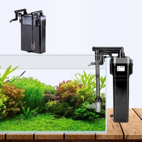 VAYINATO® HBL-801 | 6W Power | 500 L/H Flow Rate | Suitable for 2 Feet Tank Hang-on-Back Canister Filter for Aquariums Fish Tank