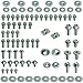 66pc Specbolt Kawasaki KX & KXF Body Bolt KIT for Plastics Seat Fenders shrouds Number Plates Fasteners fit KX60 KX80 KX85 KX100 KX125 KX250 KX500 KX250F KX450F KXF250 & KXF450