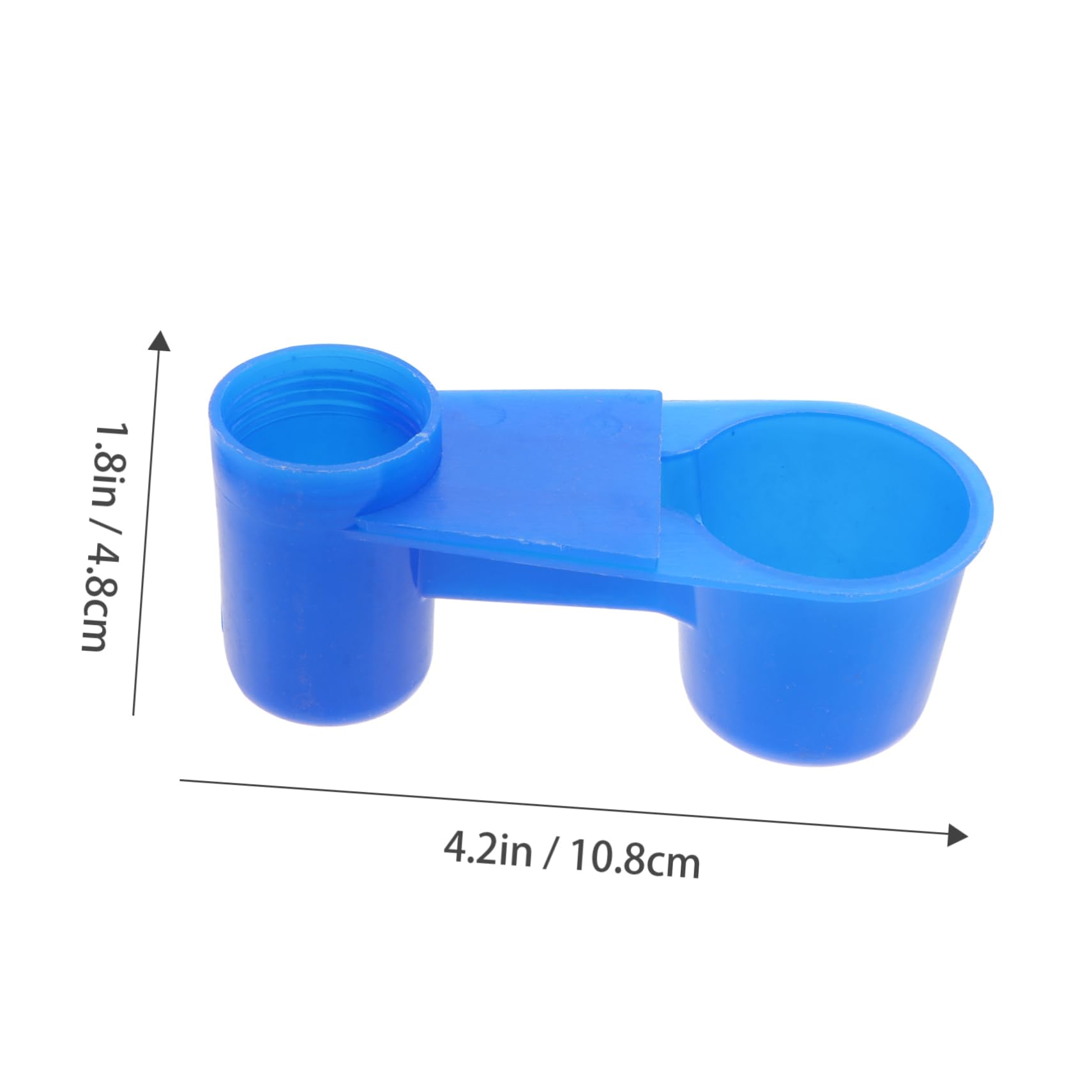 Toyvian 15Pcs Bird Water Dispenser Detachable Pigeon Drinking Bowls Water Cups for Cage Use Odorless and Durable for Pigeons Parrots and Pets