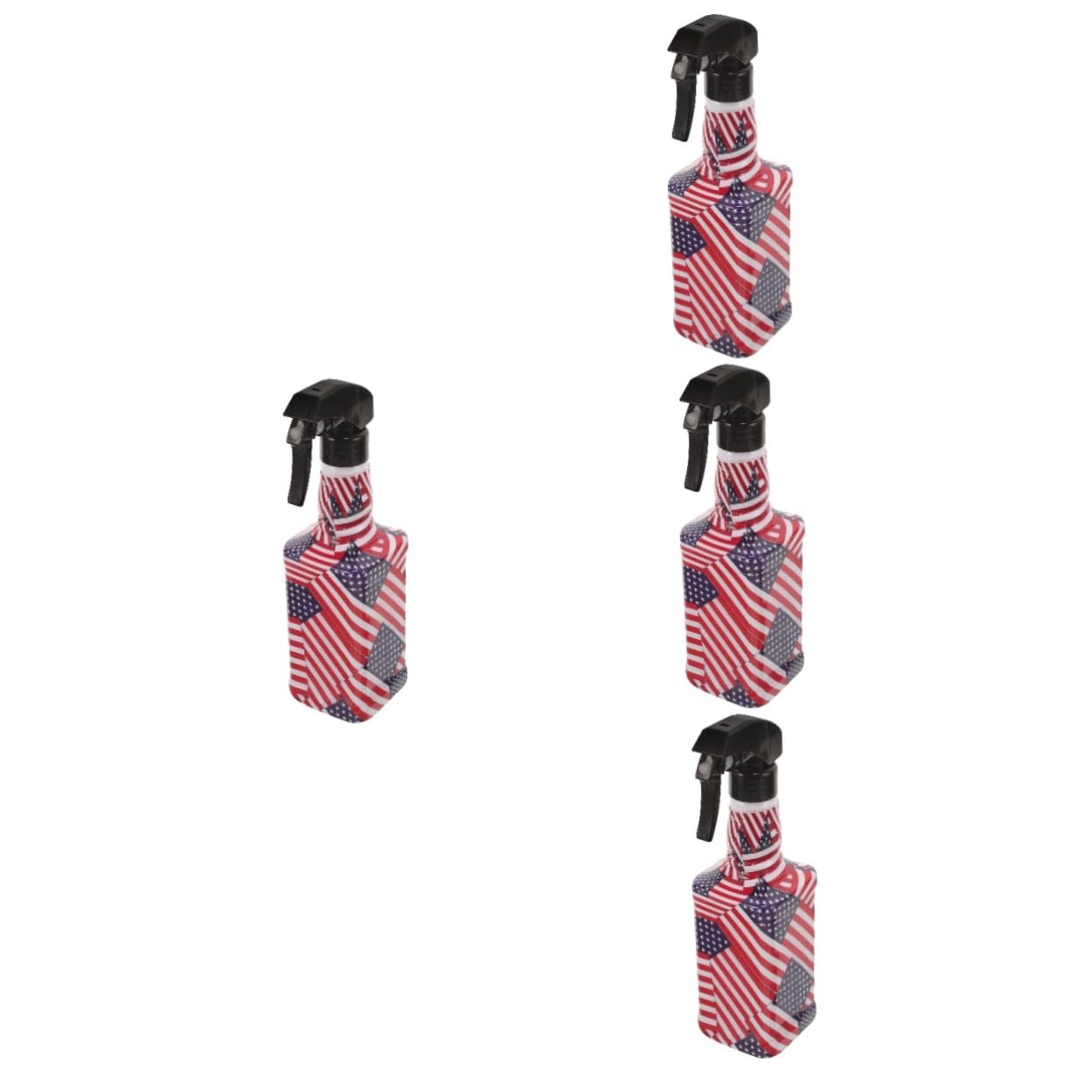 Baluue 4 Stück Vintage Whisky-Sprühflasche haarspray got2be haarlack continuous spray bottle waschbecken friseur sprühflaschen Wassersprühdose Wassersprüher Sprühflasche bewässern Plastik