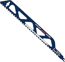 Sabre Saw Blades, Carbide Sabre Saw Blade, Brick Sabre Saw Blade, Professional Saw Blades for Cutting Wood, Metal, Concrete and Brick, 455mm…