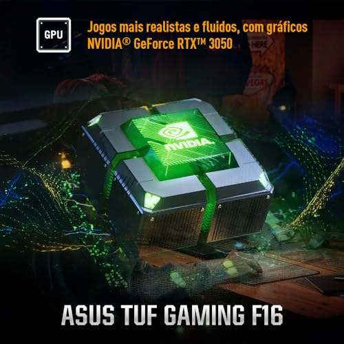 Notebook ASUS TUF Gaming F16 Intel Core 5, RTX 3050, 16 GB, 512 GB SSD, KeepOS, 16.0” FHD, Mecha Gray – FX607VJ-RL015