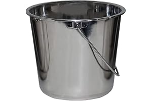 Grip Stainless Steel Milking Pail: Your Versatile Solution for Daily Chores
