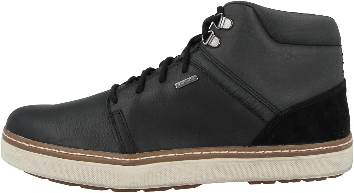 Geox Men's Mattias Black Ankle Boot, 11