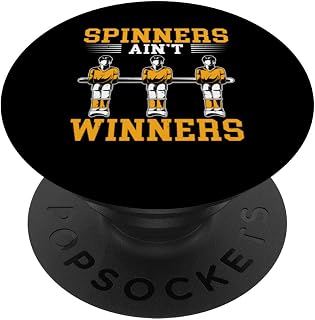 Spinning Rule Table Soccer Foosball Spinners Ain't Winners PopSockets Swappable PopGrip