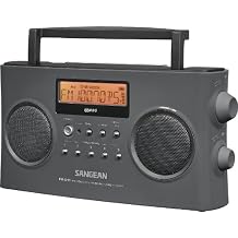 Sangean PR-D15 Digital Portable Stereo RDS Receiver Gray
