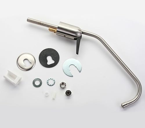 Miniatura 3 de Hydronix LF-BLRAG-BN - Grifo de ósmosis inversa de ósmosis inversa o filtrado de largo alcance, níquel cepillado con espacio de aire