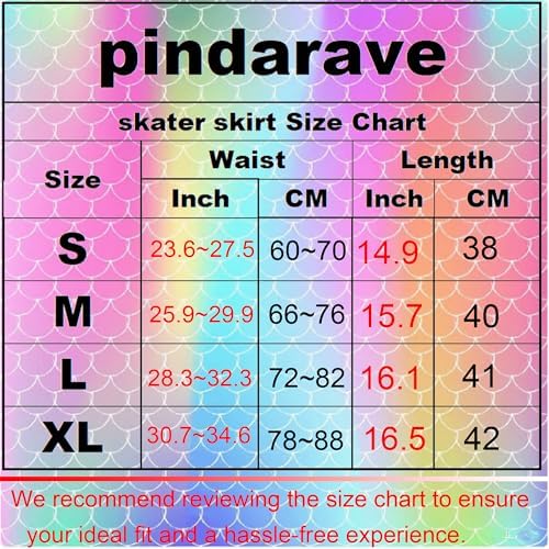 pinda Rave Bottoms Outfits Iridescent Mermaid Party Supplies Holographic High Waisted Flare Skater Skirt