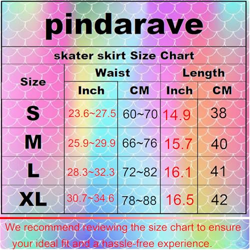 pinda Rave Bottoms Outfits Iridescent Mermaid Party Supplies Holographic High Waisted Flare Skater Skirt