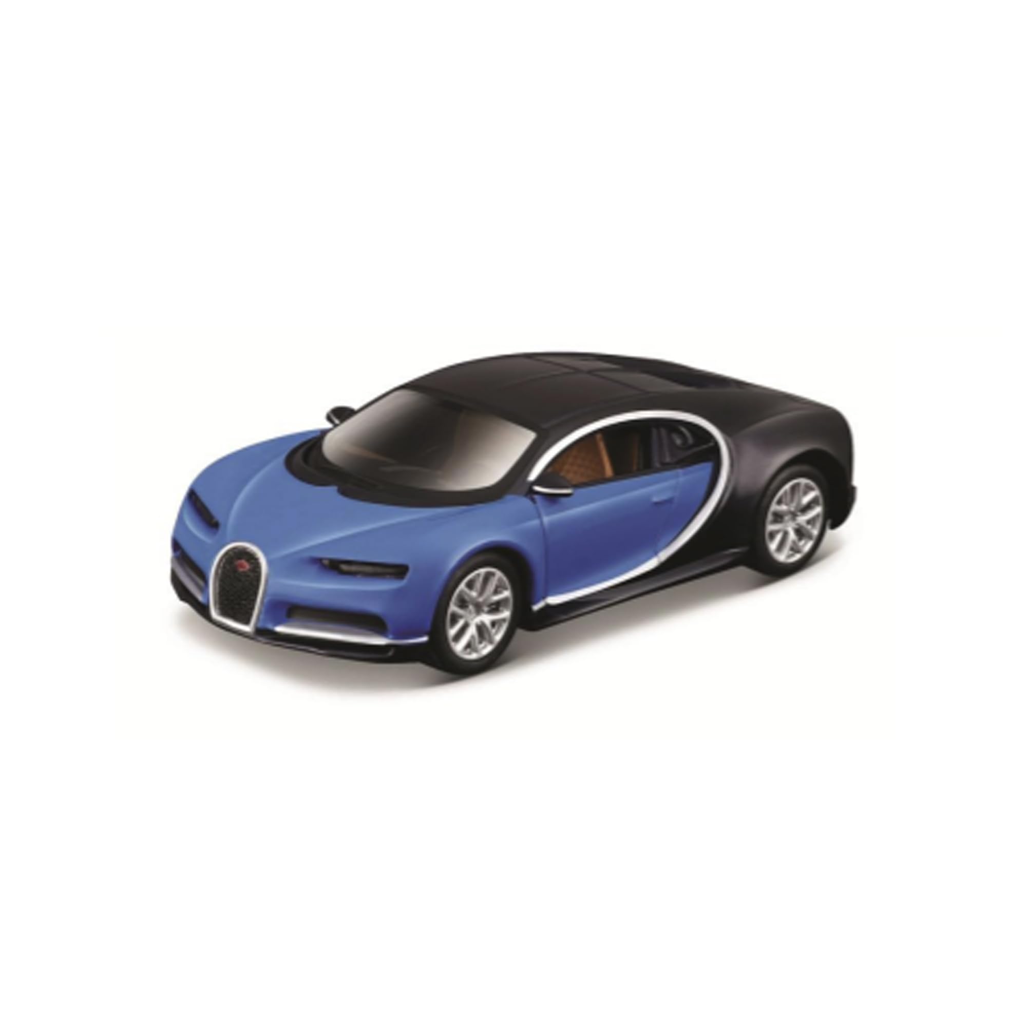 Maisto Speed Icons Bugatti Chiron 1:64 Scale Diecast Model Car | Blue & Black | Detailed Collector's Miniature | Die Cast Metal Toy Vehicle | Gift for Car Enthusiasts & Kids