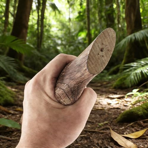 THKFWD 22.8\" Beech Wood Axe Handle Replacement Kit for THKFWD 22.3\" Wood Splitting Axe, Includes Steel Wedges