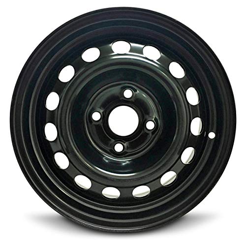 For 2006-2011 Kia Rio 14 Inch Black Painted Steel Rim - Oe Direct Replacement - Road Ready Car Wheel #TOP28