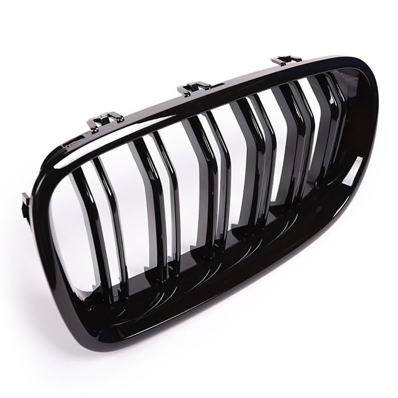 Parrilla delantera negro brillante de alta resistencia para capó de BMW Serie 5 F10 F18 2