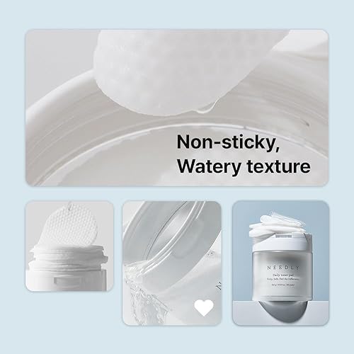 Miniatura 6 de Needly Almohadilla de tóner diaria, almohadillas faciales exfoliantes con BHA y PHA, hidratación profunda, minimizador de poros para cara, centella,