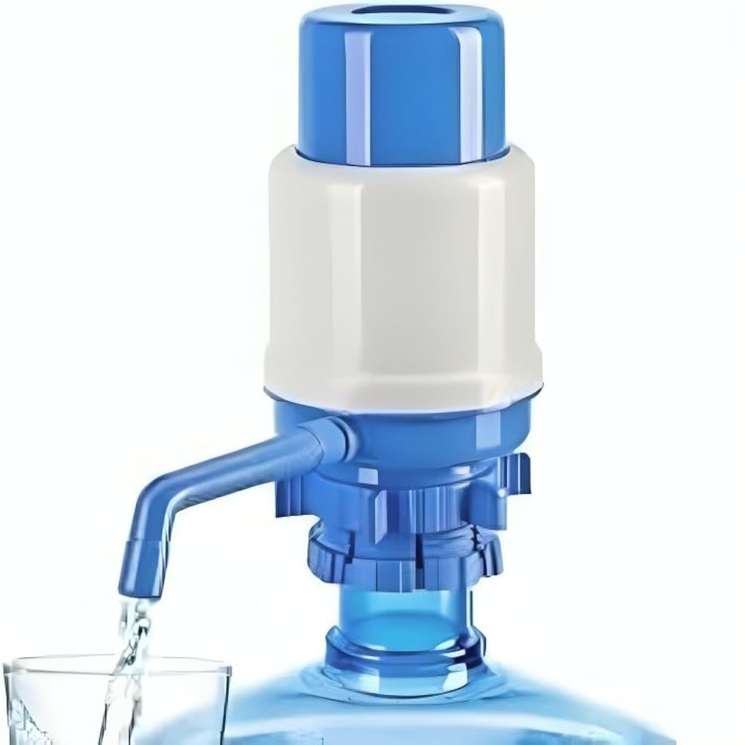 AquaGo Premium Manual Water Dispenser Pump, Hand Press Manual Water Dispenser Pump for 20 Litre Bottles and Cans, Portable Water Pump for Home, Office, Schools and Camping, Hassle Free Easy to Clean (B0CYVR6NRD) Amazon Price History, Amazon Price Tracker