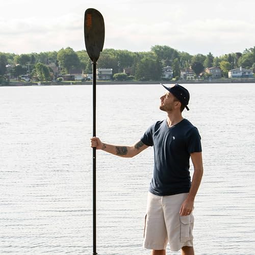Image of Pelican - Poseidon Angler Paddle - Aluminum Shaft with Reinforced Fiberglass Blades - Lightweight, Adjustable Kayaks Paddles - Perfect for Kayak Fishing