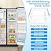 UPGRADED DA97-08692B Refrigerator Crisper Drawer Bin Compatible with Samsung Refrigerator Drawer Replacement RS25J500DSR RS25J500DSG RS25H5000SR DA97-08692A for Samsung Fridge Drawer Bottom
