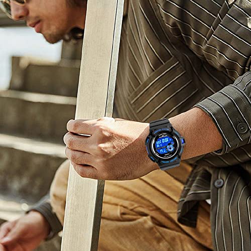 Fanmis Mens Military Multifunction Digital Led Watch Electronic Waterproof Alarm Quartz Sports Watch (Blue) … #TOP4