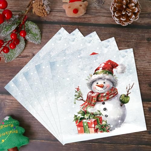 Christmas Plates Disposable Party Set Holiday Christmas Paper Plates and Napkins Sets Party Supplies Serves 25 – Image 6
