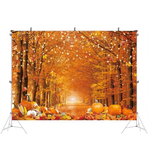 Fluzimir 7x5FT Autumn Photo Backdrop for Photography Background Fall Party Decorations - Image 4