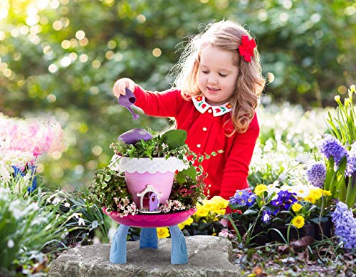 Advanced Play Fairy Garden Kit Kids Gardening Set Indoor Outdoor Play Activity Gardening Tool Set Toys Kids Toddlers Girls Boys Ages 3 #TOP2