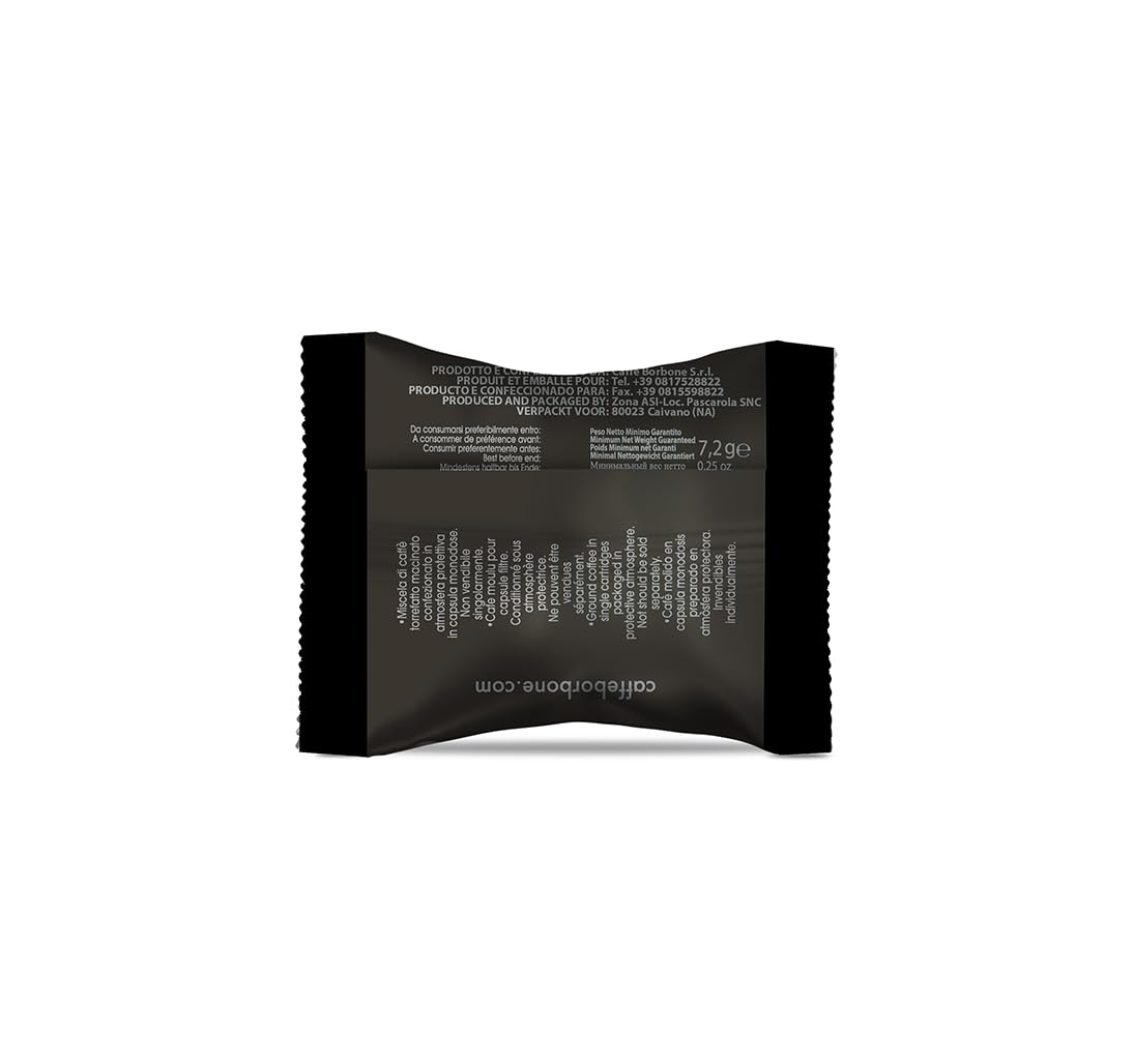 Caffè Borbone Miscela Nera - 600 Capsule (6 pack da 100) - Compatibili con le Macchine Lavazza* Espresso Point*