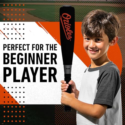 Image of MLB Baltimore Orioles Team Jumbo Foam Bat and Ball Set, 21-Inch, Black
