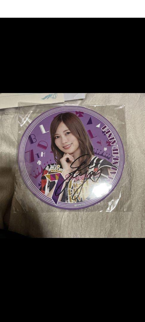 最終値下げ】白石麻衣サイン入り缶バッジ