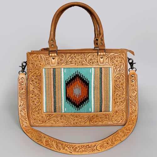 Bolso Tote American Darling de Cuero con Grabado Floral miniatura 2