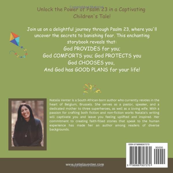 I will not fear: a christian children's storybook about psalm 23 to teach about Gods love, protection ; scripture, ages 3-5, 6-8 years (Psalms 4 Kids) - Image 2