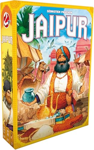 Image of Family Card & Board Games for Adults and Kids, Fun Strategy & Party for All Ages, Multi-Players, Perfect for Game Nights, Travel & Home Entertainment (Jaipur)