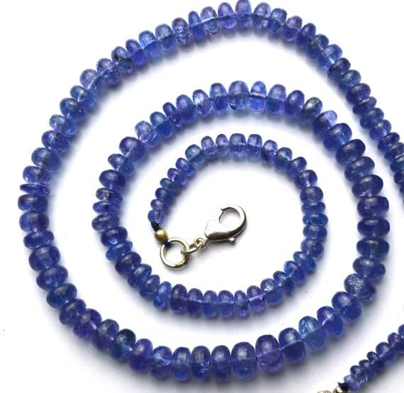 Tanzanite naturelle LKBEADS en perles rondelles, un cadeau de la nature
