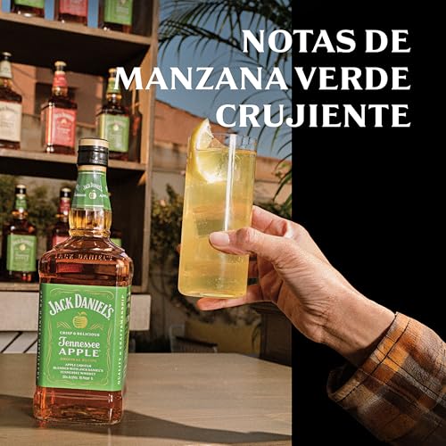 Miniatura 3 de Jack Daniel S Whiskey Tennessee Apple, Combina Whiskey Jack Daniel S Con Fresco Sabor Manzana Verde, 35 Vol. Alcohol, 700ml