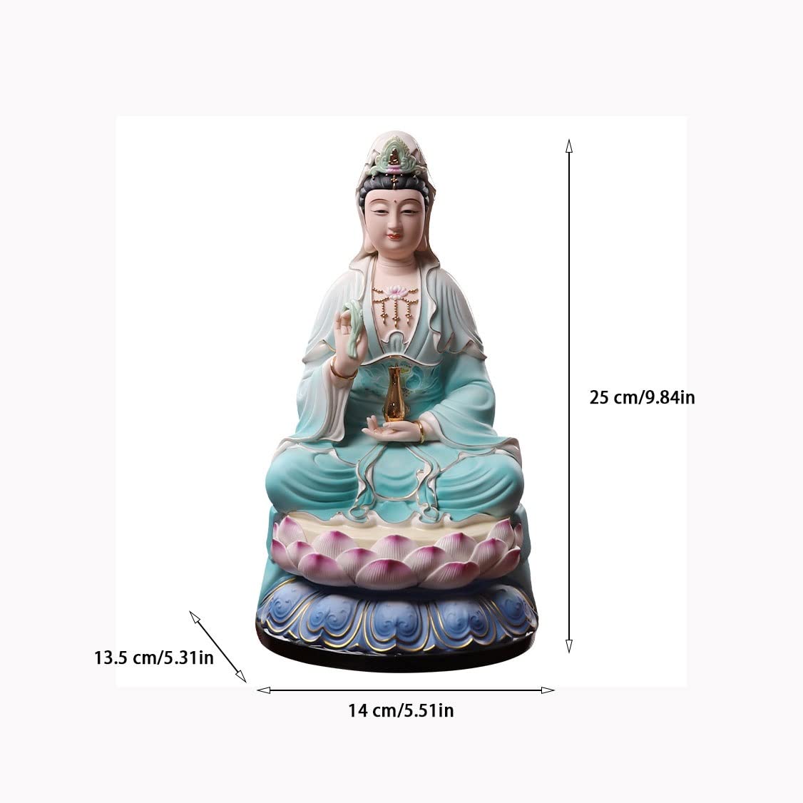 無相観音の禅の意味の陶磁器の仏像の装飾品 無相観音の禅の意味の陶磁器の仏像の装飾品 【公式通販】