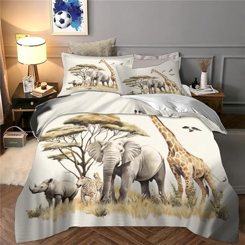 Housse de couette 3D haut de gamme en microfibre rustique - 6