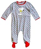 peanuts schlafanzug herren Baby Jungen Snoopy Peanuts Stars Overall Schlafanzug Strampler