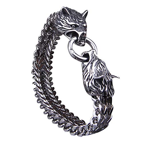 Pilink Bracelet vintage Fenrir pour homme Cover