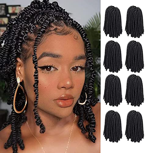 ATRAENTE Spring twist hair (18inch, 1B)