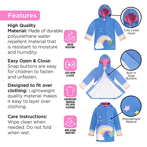 Lista de Abrigos impermeables para Niña los mejores 10. 6 Abrigos impermeables para Niña marca addie & tate (3)