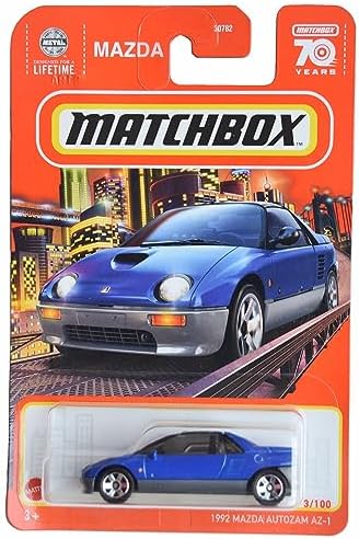 Matchbox 1992 Mazda Autozam AZ-1, Blue 3/100 image 2