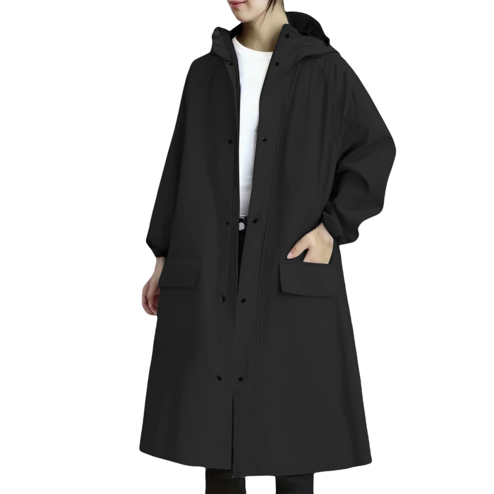 Impermeabile Antipioggia Grande Da Uomo E Donna, Allungato Ispessito Maglie Autunnali Inverno Running Jacket Pioggia Donna Giubbotto Giacca Estiva Moto Tascabile Tuta Anti Antivento