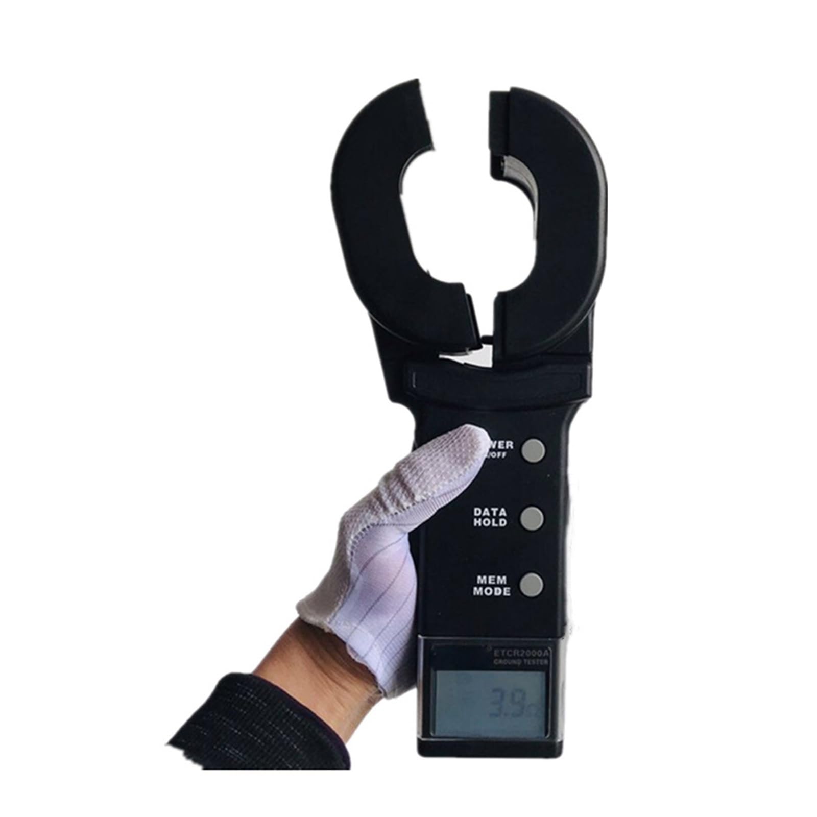 Testeur d'isolation de terre AMAZWI avec pince numérique 0.01-200ω