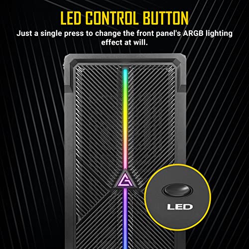 Antec Nx Series-Nx420,1 X 120Mm Regular Fan Included,Tempered Glass Side Panel,1Xusb 3.0, 360 Mm Radiator In Front And 240Mm On Top Support, Mid Tower Atx Gaming Case,Black #TOP2