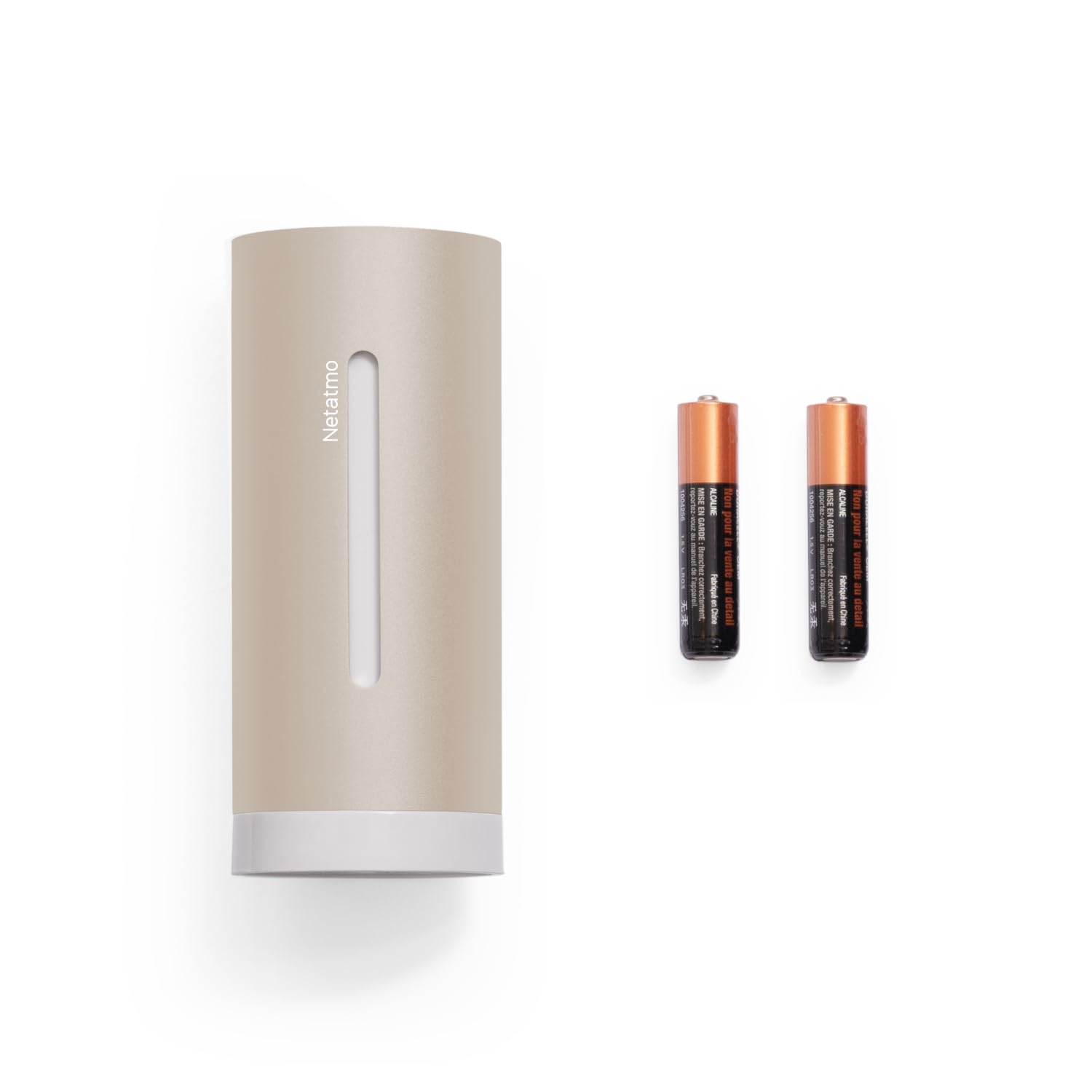 Netatmo Zusätzliches Smartes Innenmodul für Netatmo Wetterstation, Überwachung von Temperatur, Luftfeuchtigkeit und Luftqualität (CO2), NIM-S-WW, Zubehör, Sand